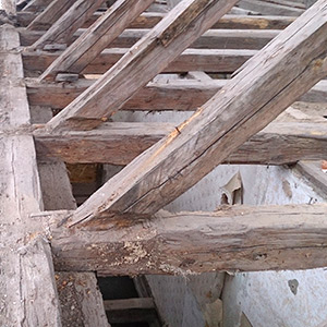 Dachstuhl wird saniert